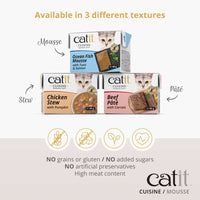 Catit - Cuisine Mousse, Ocean Fish With Tuna & Salmon - 90g