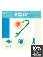 Rociador de agua refrescante para flores