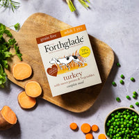 Forthglade - Complete Adult Dog Meal, Grain Free Turkey Sweet Potato & Veg - 395g