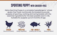 ALPHA - Sporting Puppy, Chicken & Rice - 3kg