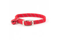 Ancol - Softweave Refl Elastic Cat Collar - Red