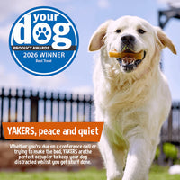 Yakers - Dog Chew, Peanut Butter & Banana - Medium