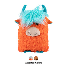 KONG - Comfort Jumbo Highland Cow Dog Toy, Assorted - XLrg