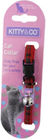 Kitty & Co - Tartan Snap Free Cat Collar - Assorted Colour - 20-30cm