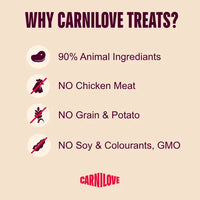 Carnilove - Beef Jerky Fillets - Dog Treat - 100g