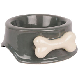 Banbury & Co - Ceramic Feeding Bowl - Grey - Large