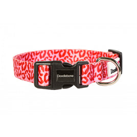 Doodlebone - Pattern Collar - Ruby Leopard - Size 3-6