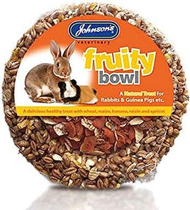 Johnsons - Fruity Rabbit/Guinea Pig Bowl - 180g