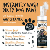 Bugalugs - No Rinse Paw Cleaner Foam Shampoo, Oatmeal - 200ml