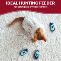 Doc & Phoebe - interactive Indoor Hunting Feeder, 3 Mice Kit