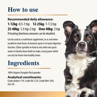 Karnlea - Pumpkin Powder for Dogs - 200g