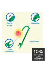 Rociador de agua refrescante para flores