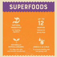 James Wellbeloved Puppy/Junior, Superfood Turkey - 1.5kg