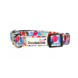 Doodlebone - Padded Pattern Collar - Abstract - Size 1-2