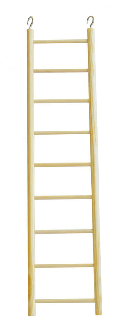 Happy Pet - Wooden Bird Ladder - Medium (9 Step)