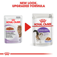 Royal Canin - Sterilised Wet Cat Food in Jelly - 85g Pouch