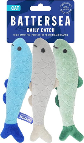 Rosewood - Battersea Daily Catch Of The Day Catnip Toy - 3pc
