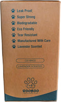 RooBoo - Lavender Scented Biodegradable Poo Bags  - 120pk (EN13432 Cert)
