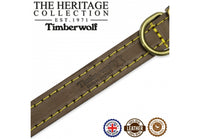 Ancol - Timberwolf Leather Collar, Sable