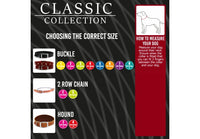 Ancol - Classic Leather Hound Collar - Tan - Whippet (Size 2 - 14")
