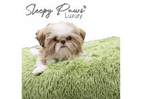 Ancol - Sleepy Paws Super Plush Donut Bed - Sage - Small (50cm)