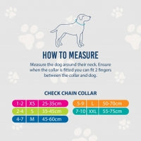 Ancol - Obedia Nylon & Check Chain Collar