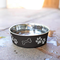 Love Pet - Bella Pet Bowl, Turquoise Dragonfly - Small
