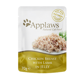 Applaws - Adult Cat Wet Food Pouch - Chicken & Lamb In Jelly - 70g