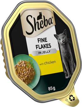 Sheba - Fine Flakes Cat Foil Tray, Chicken in Jelly - 85g
