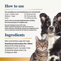 Caldo de Hueso de Res Karnlea para Perros y Gatos 500ml