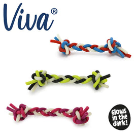 Ancol - Mixed Viva Glow Plait Dog Toy