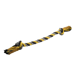 Ancol -Jumbo Jaws Super Rope - Black & Yellow - 125CMX6CM