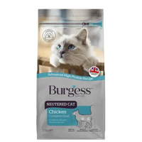Burgess - Neutered Cat Complete Food - Chicken - 1.5kg