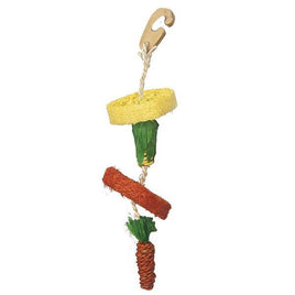Happy Pet - Critters Choice Natural Loofah Hanging Toy