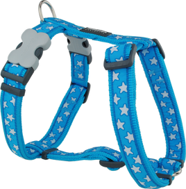 Red Dingo - Star Turquoise Harness - Large (25mm)