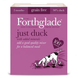 Forthglade - Just Grain Free Junior Dog Food - Duck - 395g