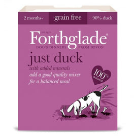 Forthglade - Just Grain Free Junior Dog Food - Duck - 395g