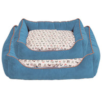 Ministry Of Pets - Printed Sofa Bed - Blue/White - Small/Medium