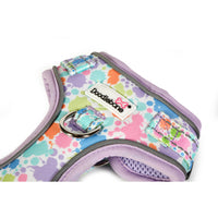 Doodlebone - Adjustable Airmesh Pattern Harness - Pastel Paint Splat - Size 4-7