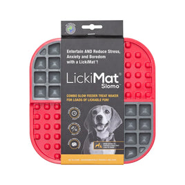 Lick Mat - Slowmo Dog - Red - 20cm