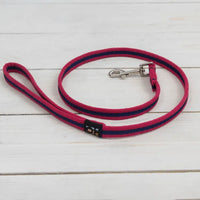 Oscar & Hooch - Signature Dog Lead - Bold Berry Red - Small