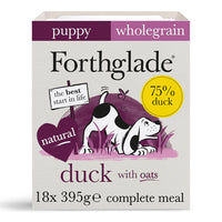 Forthglade - Puppy Wholegrain Duck With Oats And Veg - 395g Tray