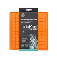 LickiMat - Playdate Classic - Orange - 20cm