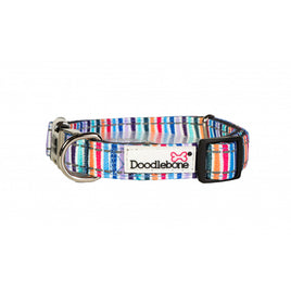 Doodlebone - Padded Pattern Collar - Stripes - Size 1-2