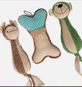 Danish Design - Assorted Soft Squeaky Toy