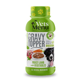 Vets Menu - Dog Gravy Topper - Lamb And Veg - 250ml