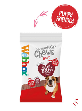 Webbox - Chomping Dog Chews - Beef - 20 Pack