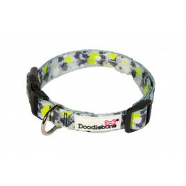 Doodlebone - Pattern Collar - Neon Paint Splat - Size 1-2