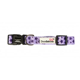 Doodlebone - Pattern Collar - Violet Stars - Size 6-11