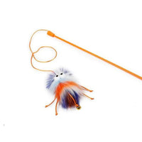 All For Paws - Furry Ball Fluffer Wand - Orange